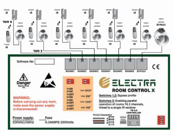 מערכת דמפרים ELECTRA CONTROL X